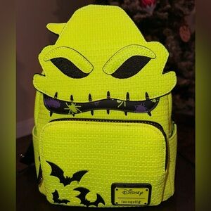 Rare Loungefly Disney The Nightmare Before Christmas Oogie Boogie Backpack EUC